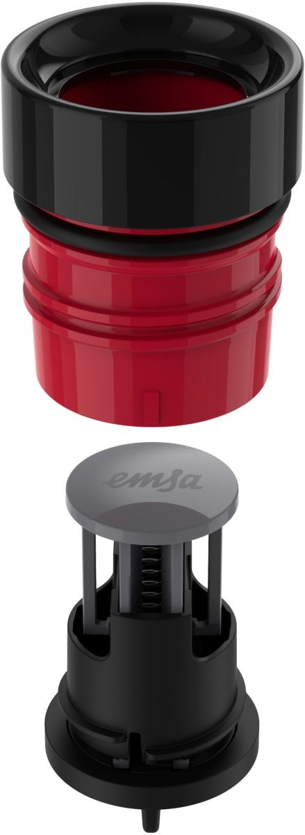 Trinkflasche BLUDROP basic coral