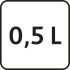 Trinkflasche BLUDROP basic sw