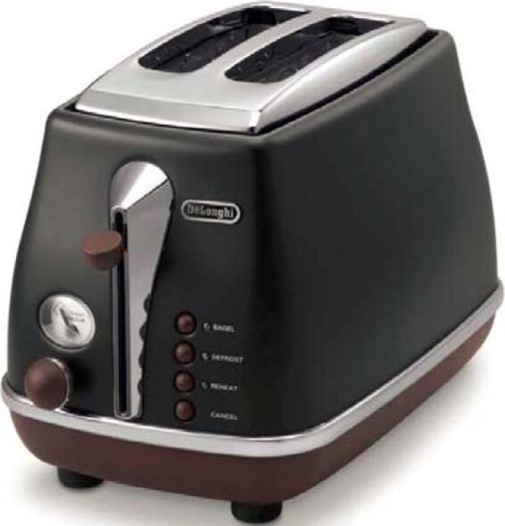 Toaster CTOV 2103.BKsw/leder