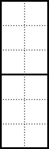 Kombirahmen KR 611-6/2-0 W