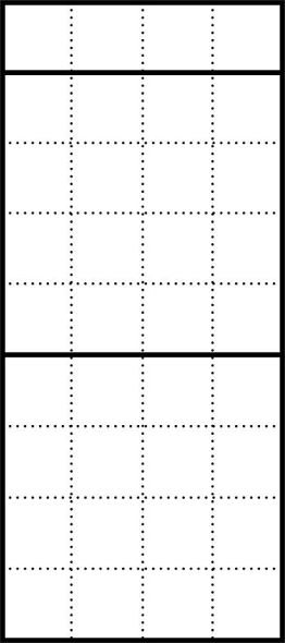 Kombirahmen KR 611-9/4-0 A W