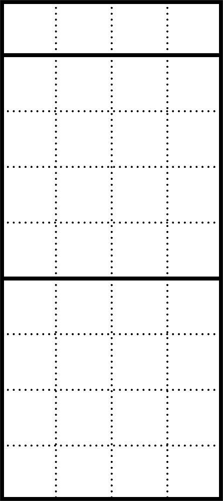 Briefkasten-Gehäuse AP BGA 611-4/9-0 W