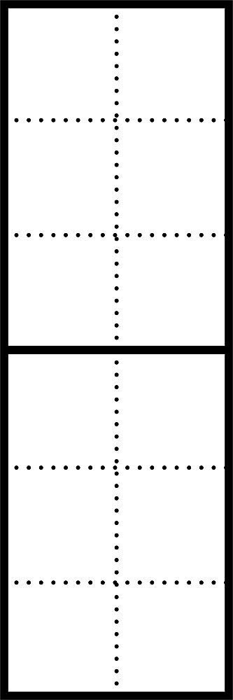 Kombirahmen KR 611-6/2-0 W