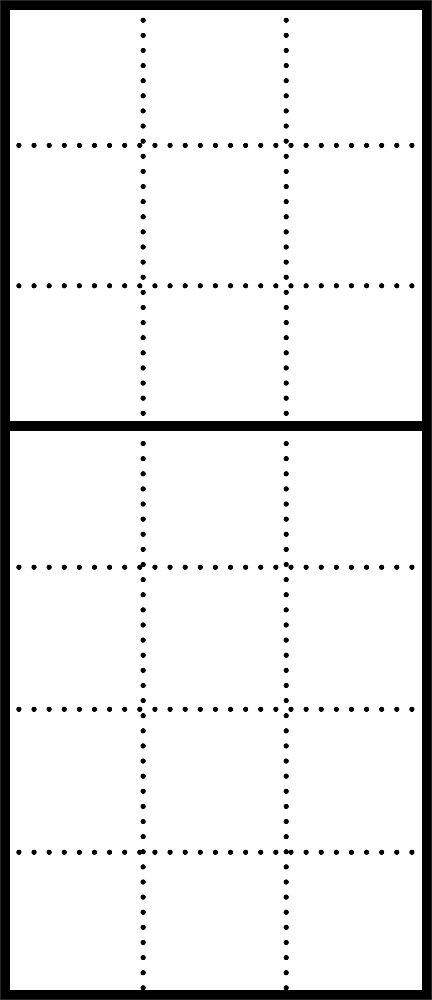 Kombirahmen KR 611-7/3-0 W