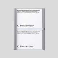 Namensschild sil-met kpl. 200029788-00