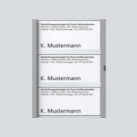 Namensschild titan-met kpl 200029793-00