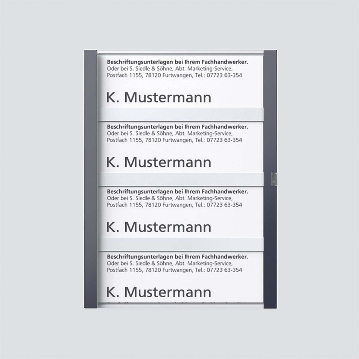 Namensschild kpl. 210007072-00