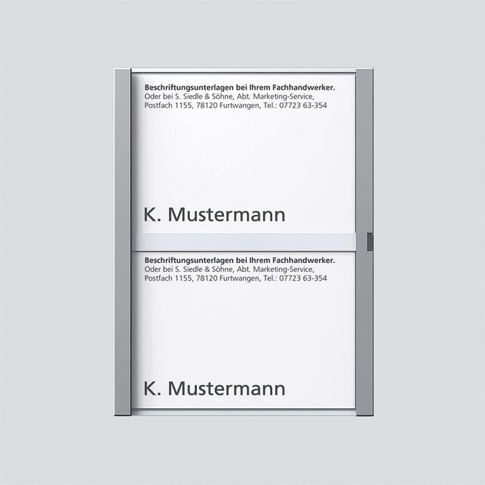 Namensschild sil-met kpl. 200029041-00