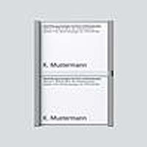 Namensschild titan-met kpl 200029040-00