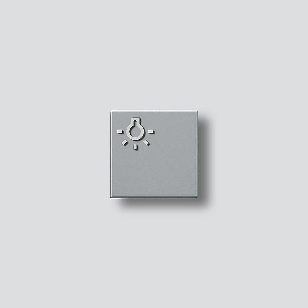 Taste m.Lichtsym. sil-met 200029098-00