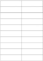 Namensschild-Bögen UT9110