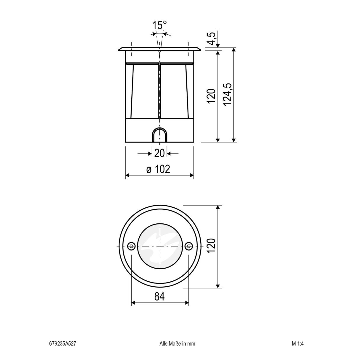 LED-Bodeneinbauleuchte 679235A527