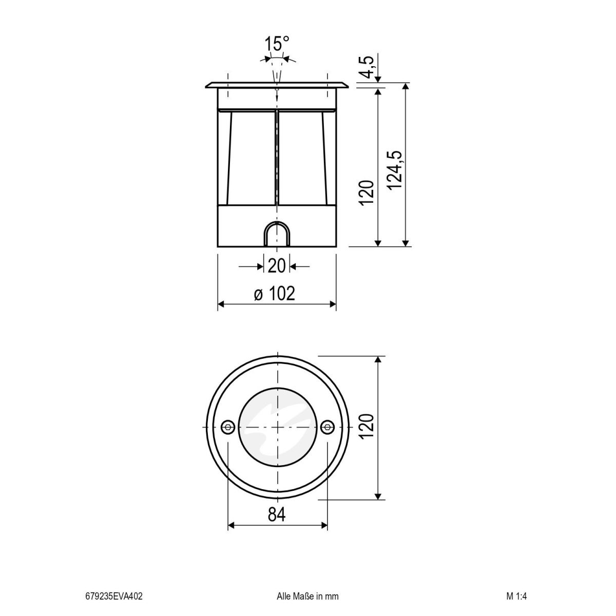 LED-Bodeneinbauleuchte 679235EVA402