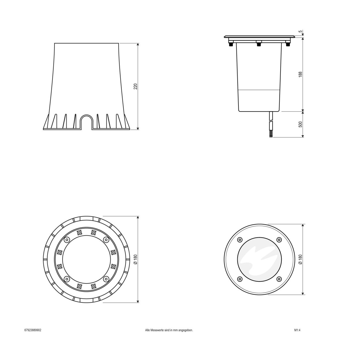 LED-Bodeneinbauleuchte 67923889902