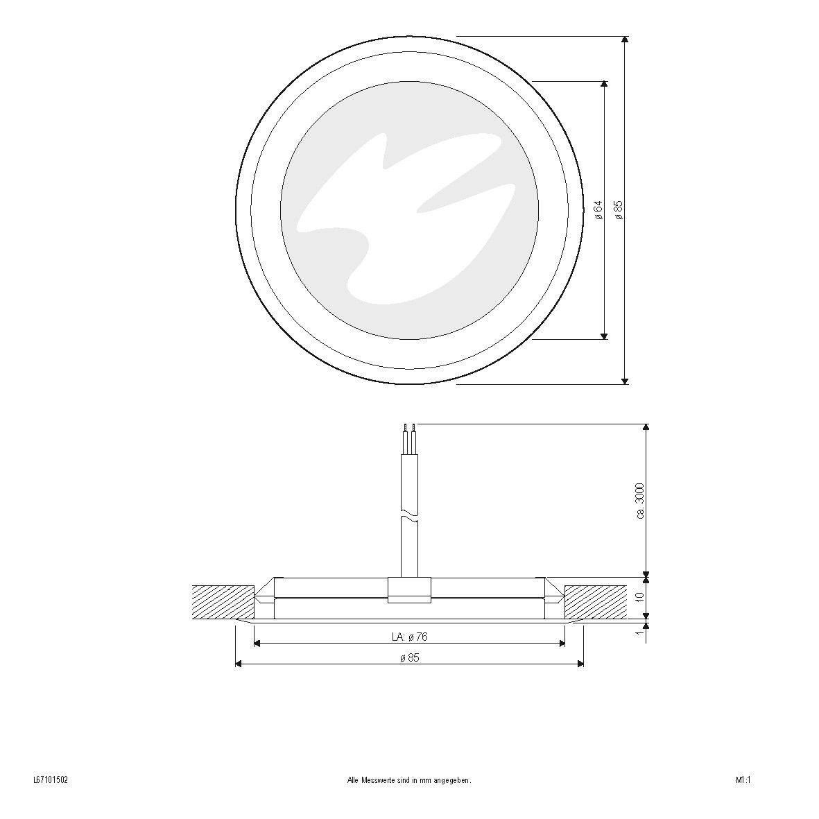 LED-Bodenleuchte IP67 L67101502