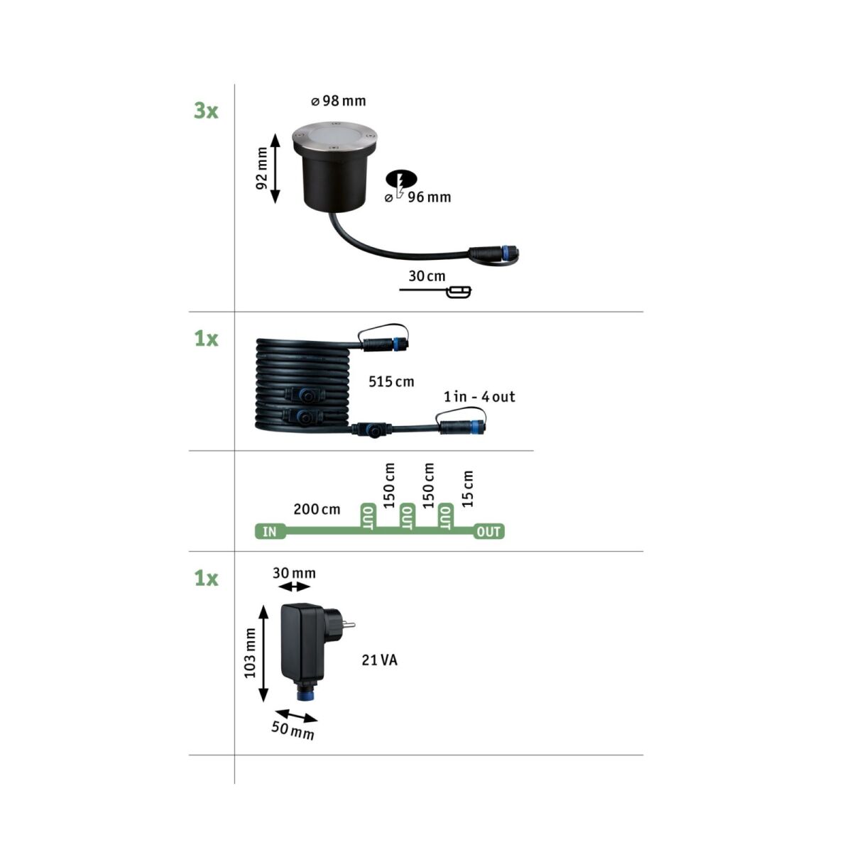 LED-Bodeneinbauleuchte 947.17