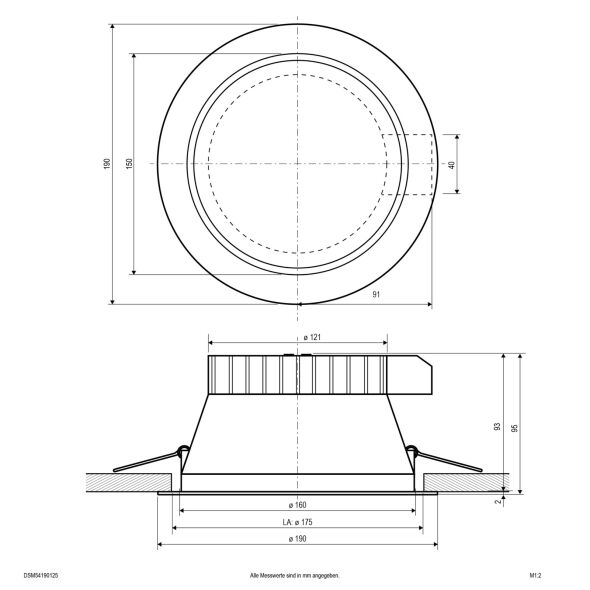 LED-Deckenleuchte DSM54190125