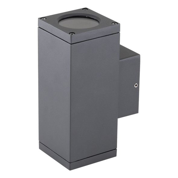 Wandanbauleuchte 2flg.anth 485016N