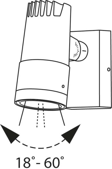 LED Wandleuchte Andria 7861-370