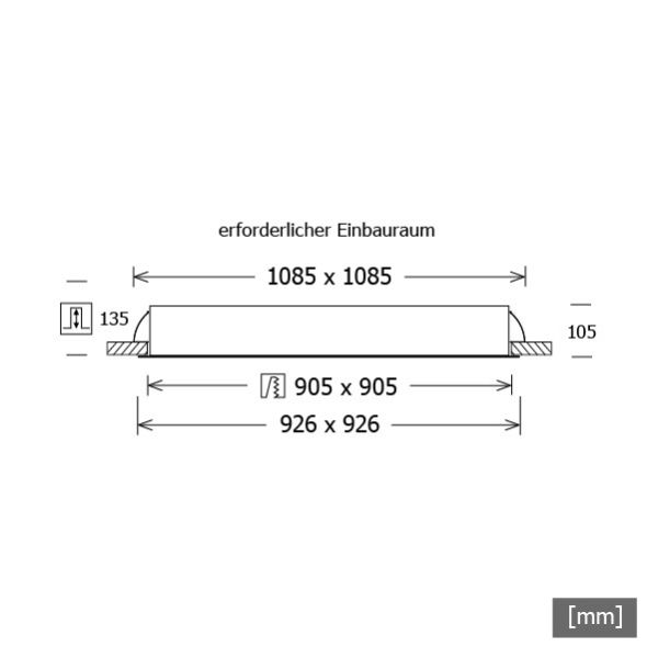LED-Einbauleuchte PLL 57.925 #642377