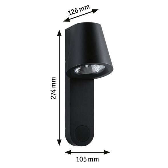 LED-Außenwandleuchte 948.62