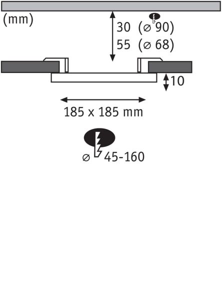 LED-Einbaupanel 923.98