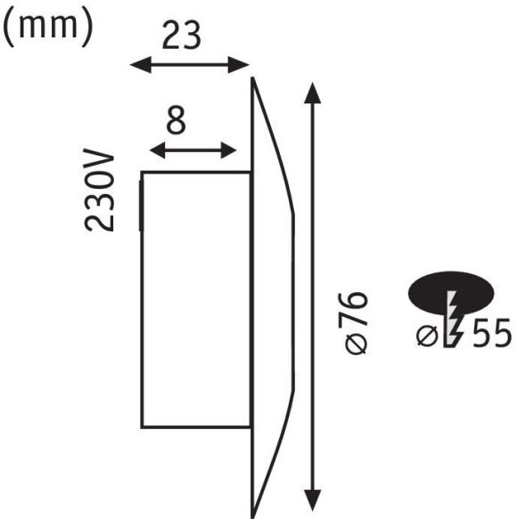 LED-Wandeinbauleuchte 937.40