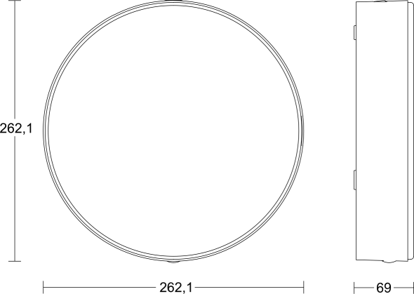LED-Sensor-Leuchte RSPROA20 SC ww weiß