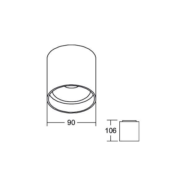 LED-Anbaudownlight 230V 12125183