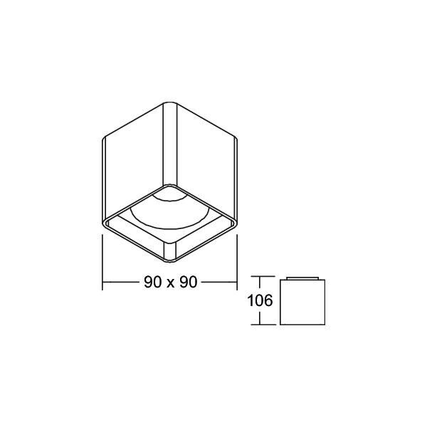 LED-Anbaudownlight 230V 12126183