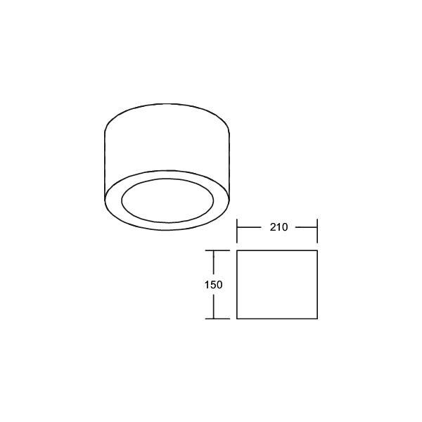 LED-Anbaudownlight 230V 12596173DA