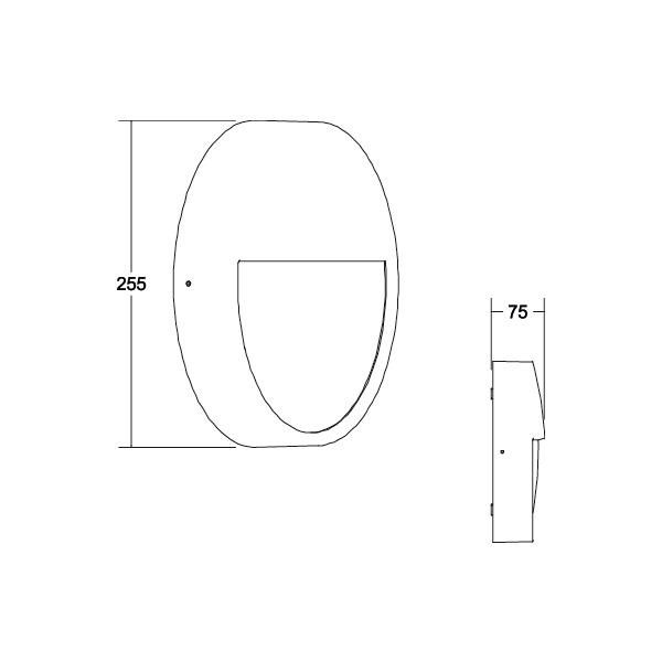 LED-Wandanbauleuchte 230V 10037173