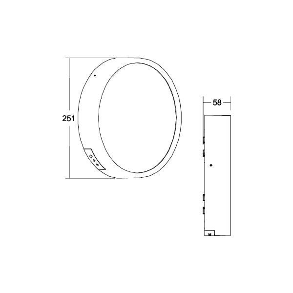 LED-Wandanbauleuchte 230V 10136173