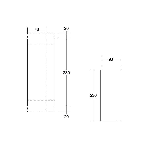 LED-Wandanbauleuchte 230V 60127173