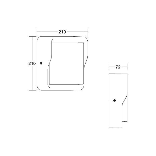 LED-Wandleuchte 10224103