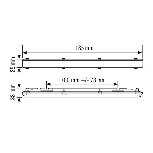 LED-Feuchtraumleuchte OLIVIA-2 #EO10310386