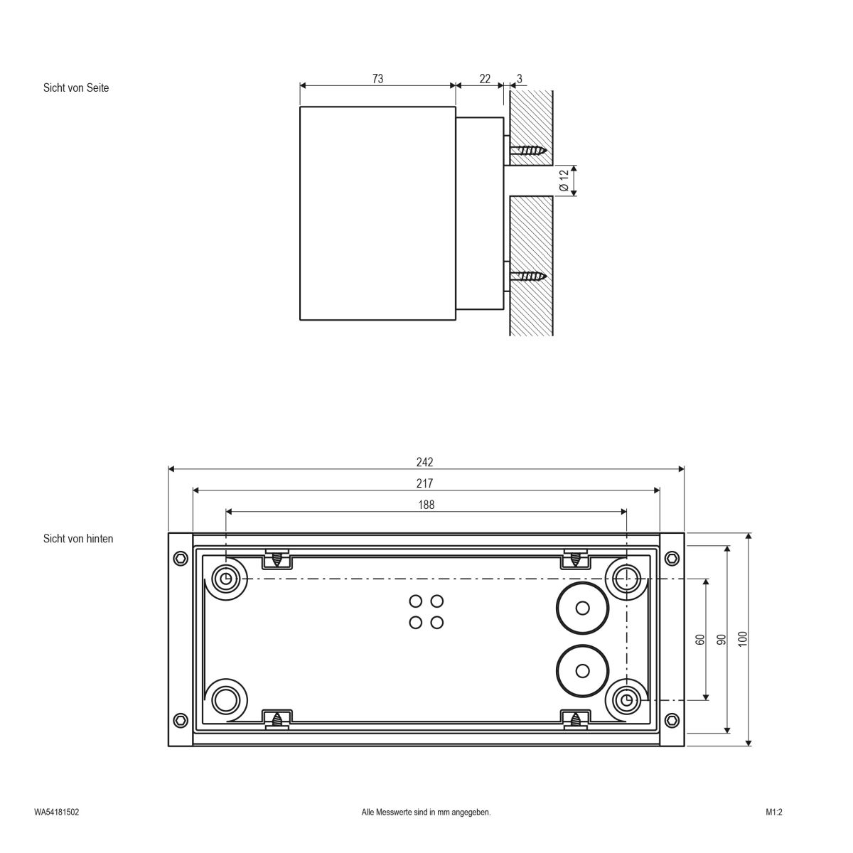 LED-Anbauleuchte IP54 WA54181502