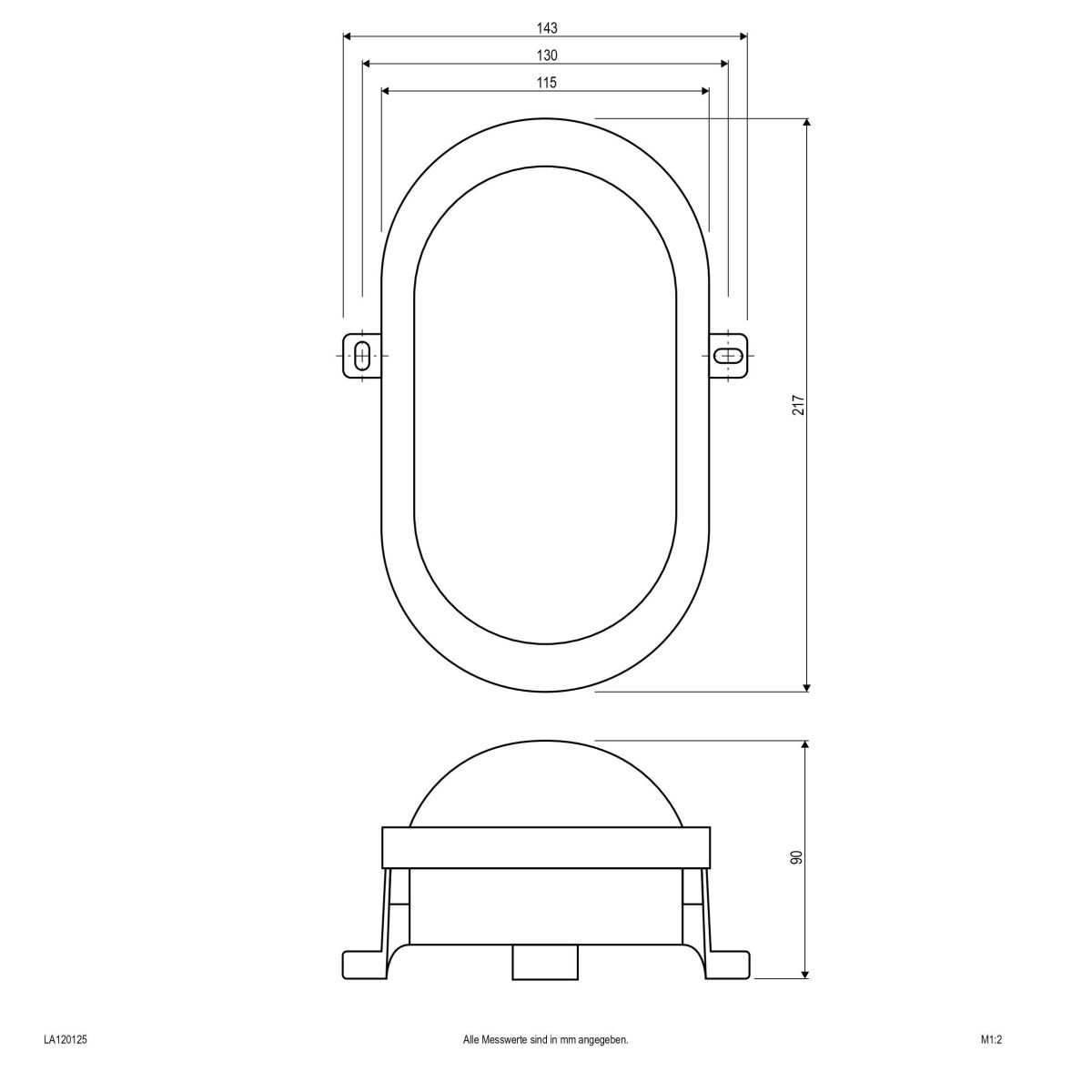 LED-Anbauleuchte LA120125
