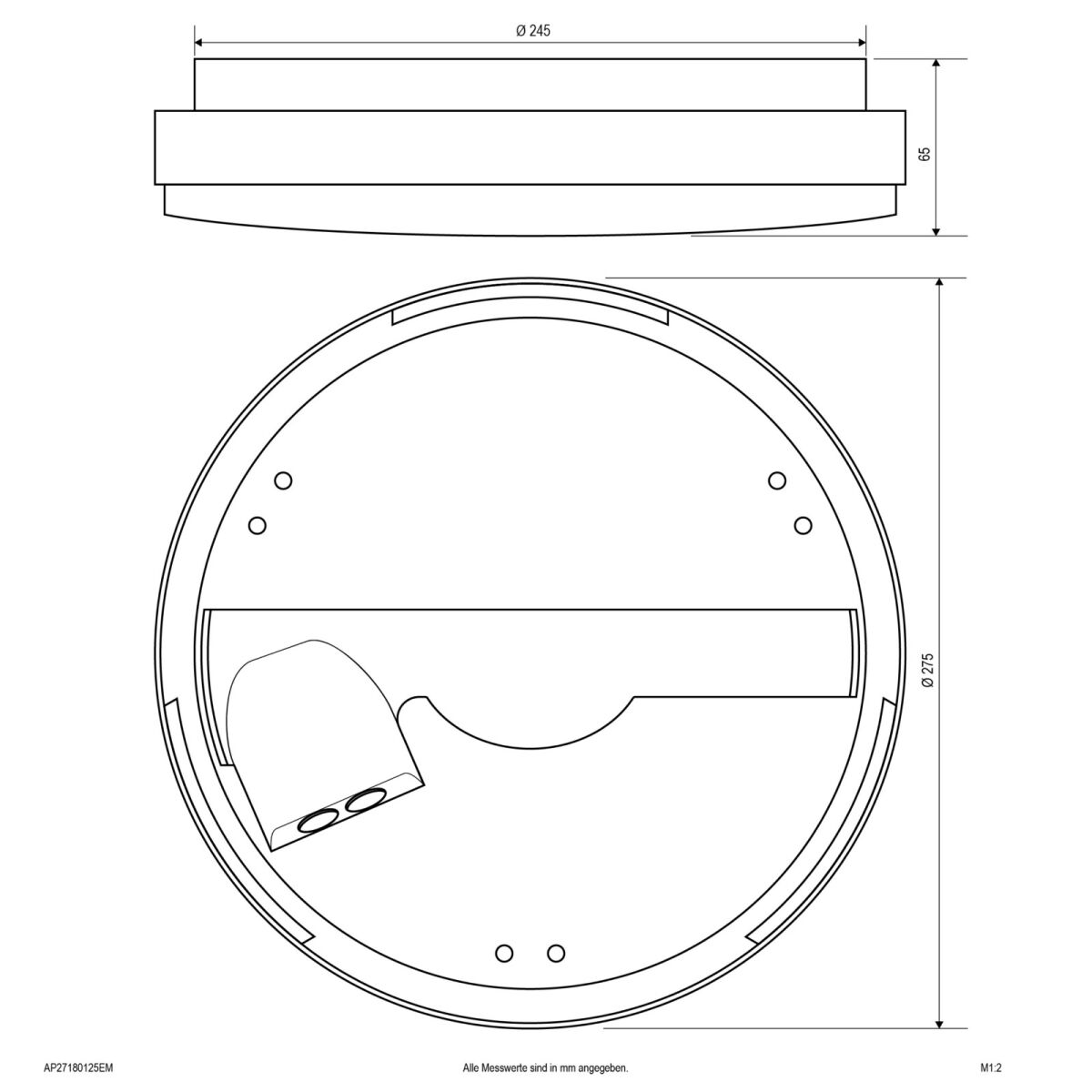 LED-Anbaupanel AP27180125EM