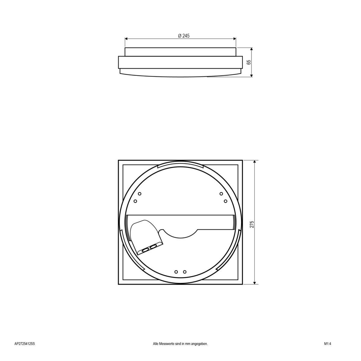LED-Anbaupanel AP27254125S
