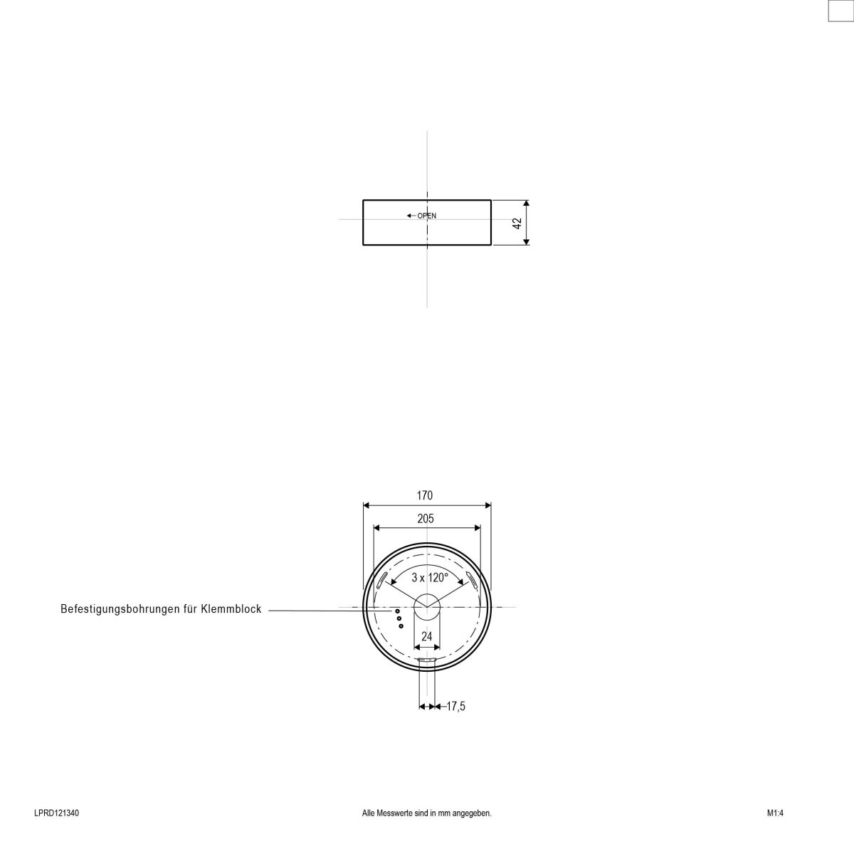 LED-Anbaupanel LPRD121340