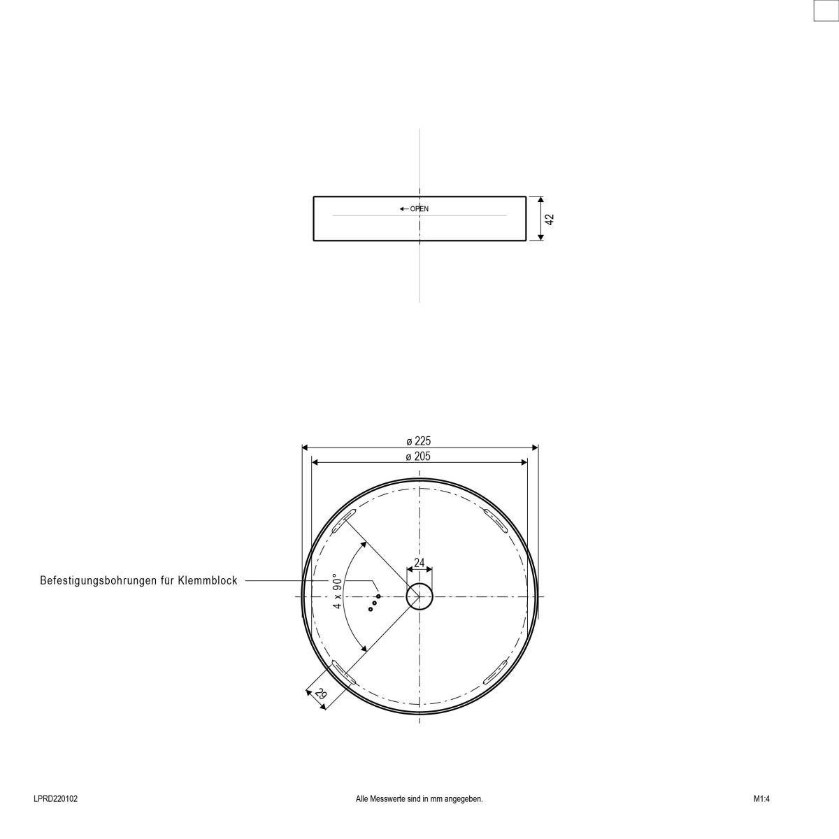 LED-Anbaupanel LPRD220102