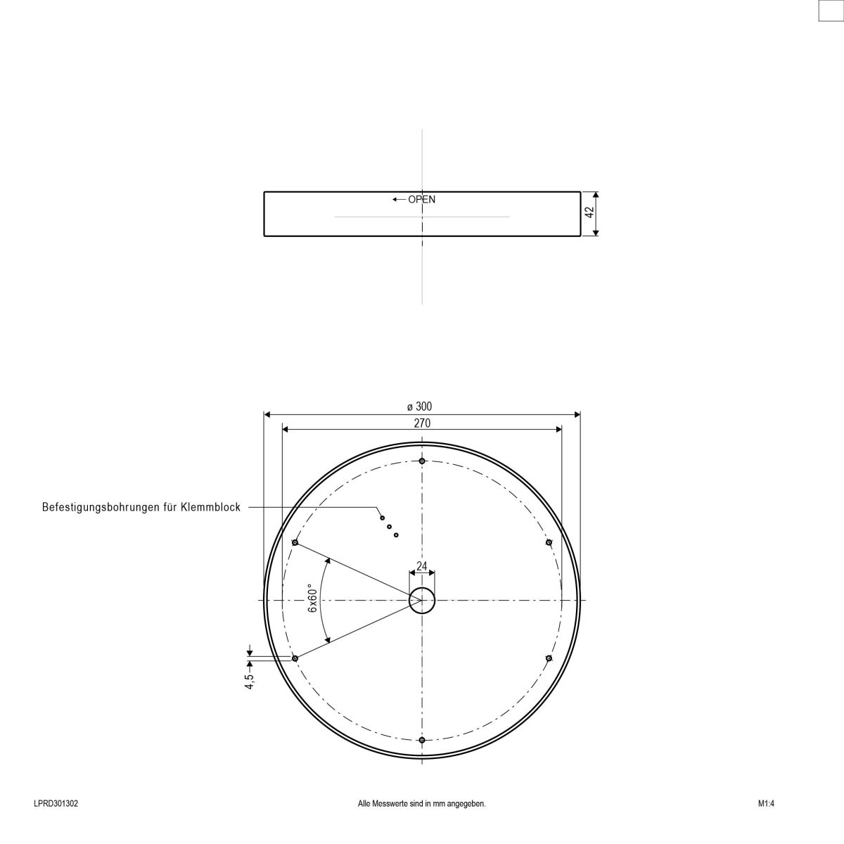 LED-Anbaupanel LPRD301302