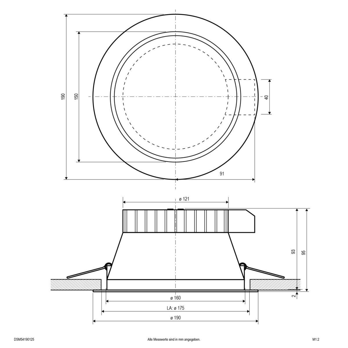 LED-Deckenleuchte DSM54190125