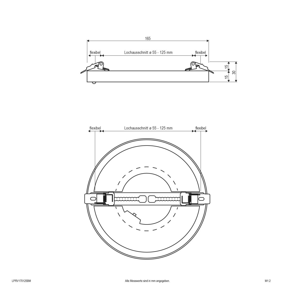 LED-Panel LPRV170125BM