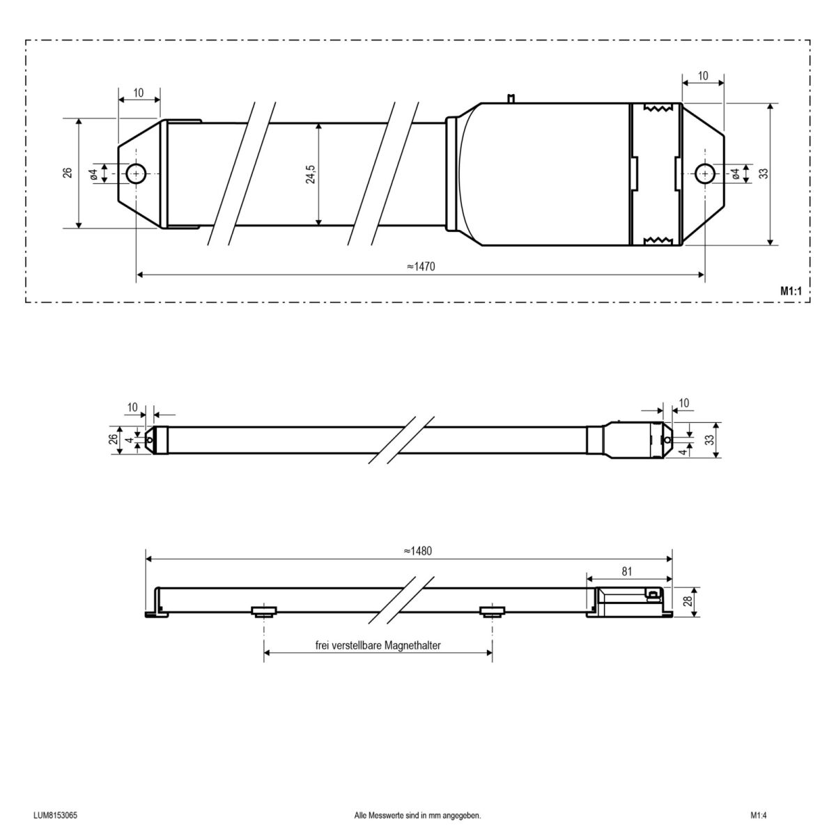 LED-Sanierungseinsatz LUM8153065