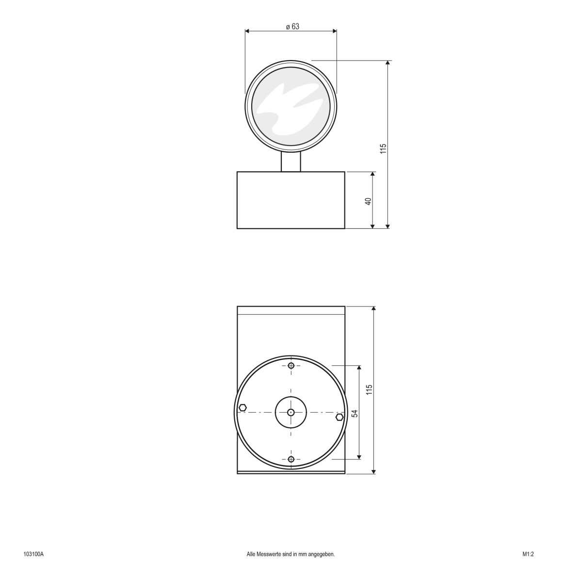 Wandleuchte 103100A