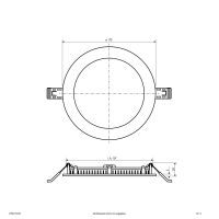 LED-Einbaupanel LTWR170125