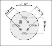 LED-Wand-u.Deckenleuchte SFFL.RDSEN500P27WCPS