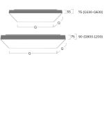 LED-Anbauleuchte CX2OEL-830H-Q630